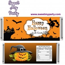 Halloween Candy Bar Wrappers, design 02 Halloween Candy Bar Wrappers, design 02